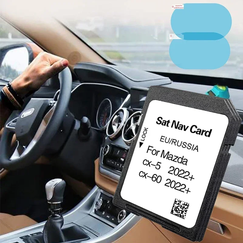 마쓰다 CX-5 CX-60 2022 + 유럽 러시아 SAT NAV GPS 네비게이션 SD 맵 카드, KAAA66 시스템 업데이트 소프트웨어, 32GB, 무료 배송