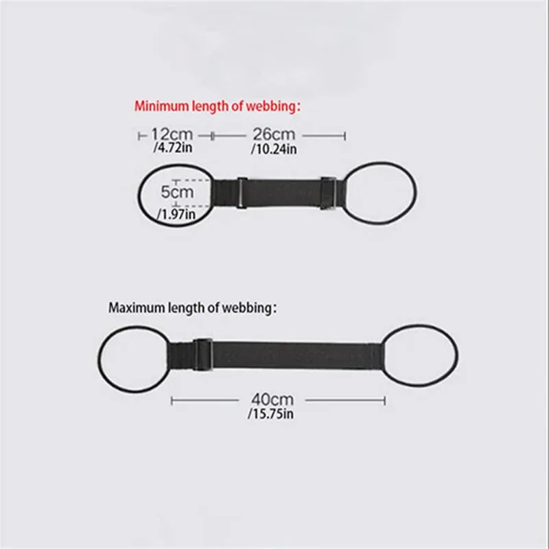Adjustable elastic luggage strap, travel luggage accessories, shoulder straps, luggage compartment, safety belt