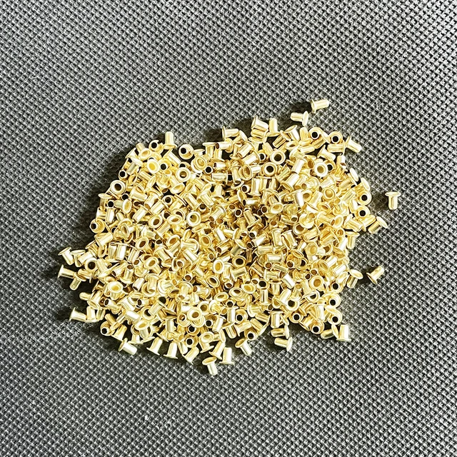 1100Db/80 G Sárgaréz Rézzel Bevont Szemlemez Szem A Méhkas Keret Huzalozásához Tartsa Meg Feszültség Leállító Huzalát - Image 3