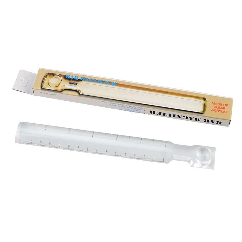 Loupe Grossissante Mahjong 2 Pièces – Règle Ligne Acrylique – Accessoire Joueur Senior Et Débutant