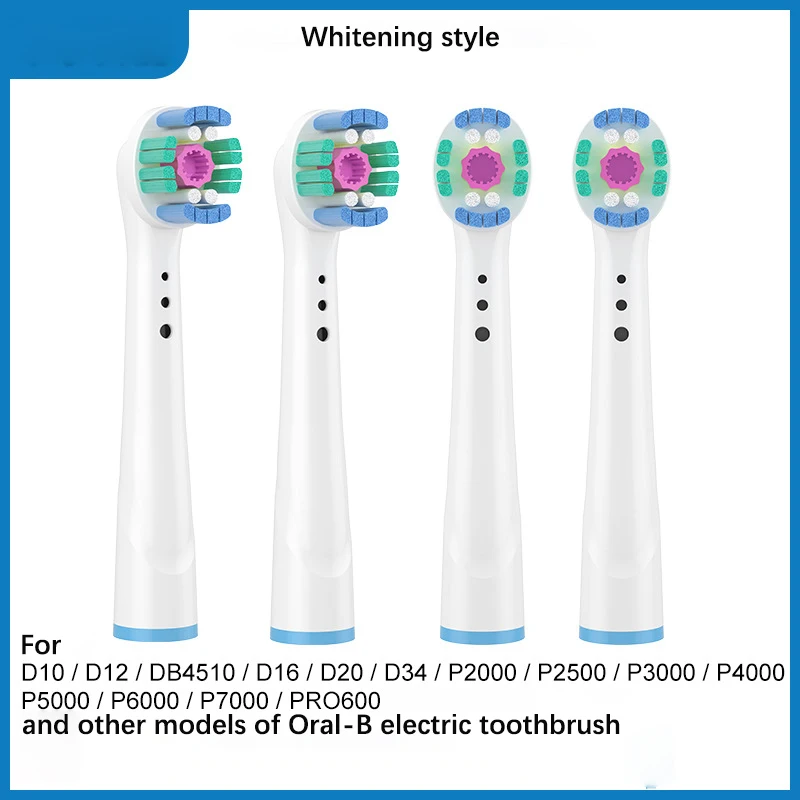 4Pcs/Set Electric Toothbrush Heads Replaceable Brush Heads For Oral B Tooth Brush Hygiene Clean Brush Head Refills