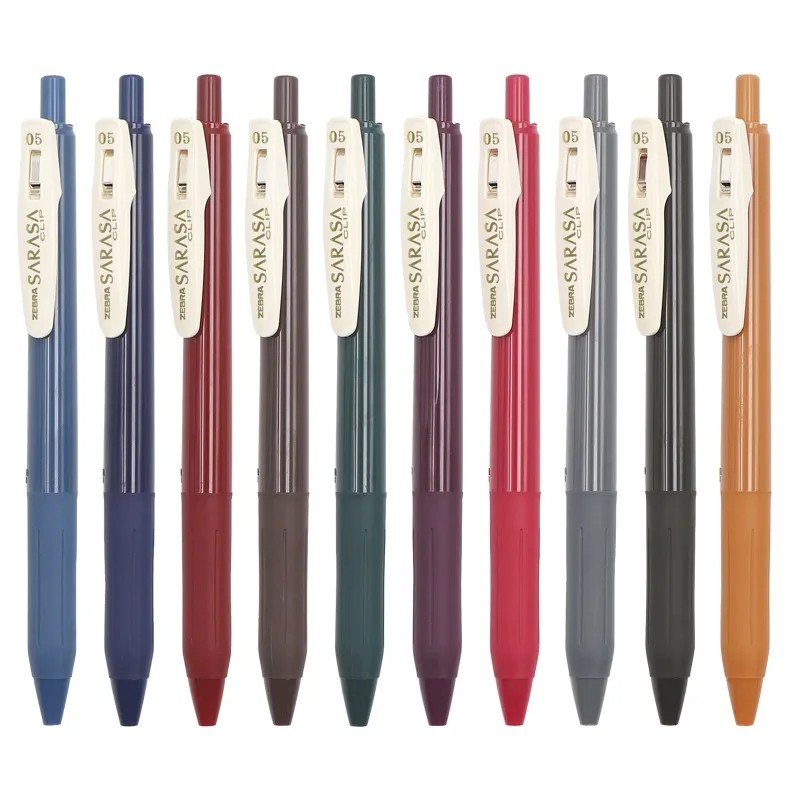 Japanese ZEBRA Zebra JJ15 Retro Gel Pens SARASA Press Color