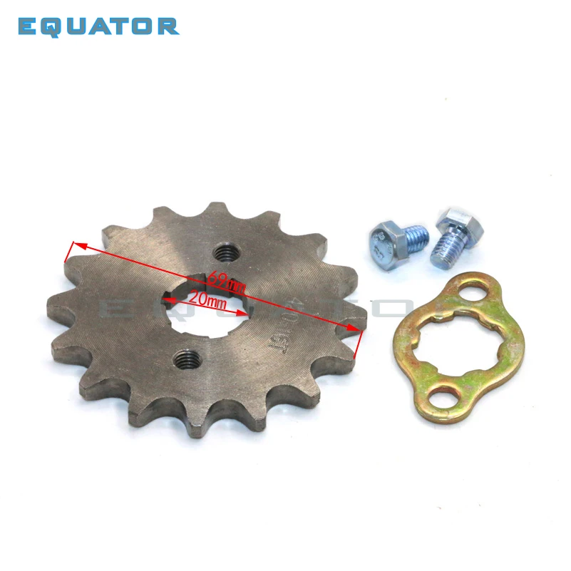 420 20mm 10T 11T 12T 13T 14T 15T 16T 17T 18T 19T 20T Engine Sprocket for motorcycle ATV Dirt Pit Bike Go Kart 4 Wheeler Quad