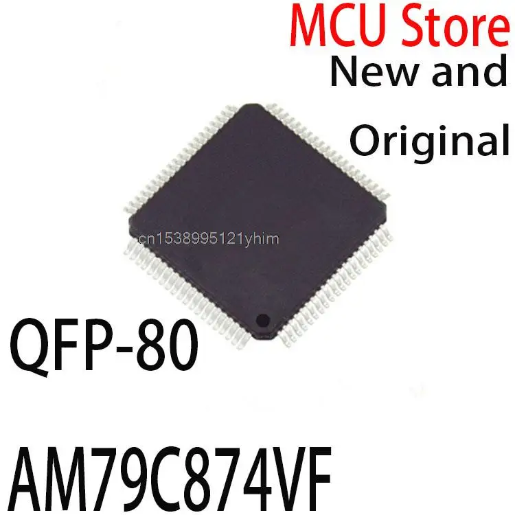 

5 шт. Новый и оригинальный QFP80 AM79C874 новый оригинальный AM79C874VF