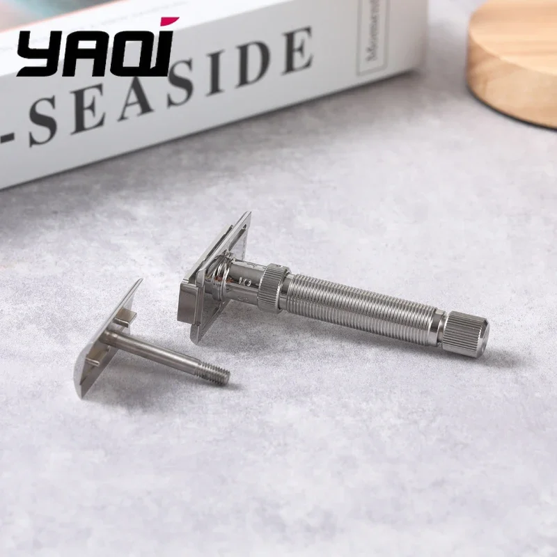 Yaqi Ultima 남성용 스테인레스 스틸 조절식 안전 면도기