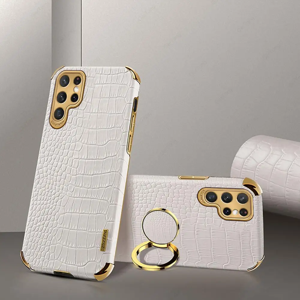 Do Samsung A54 5G etui ochronne Fundas do Samsung A53 A52 A54 A14 A13 A33 A32 A12 A72 A73 5G 4G uchwyt pierścieniowy telefon pokrywa Capa_voghion.com