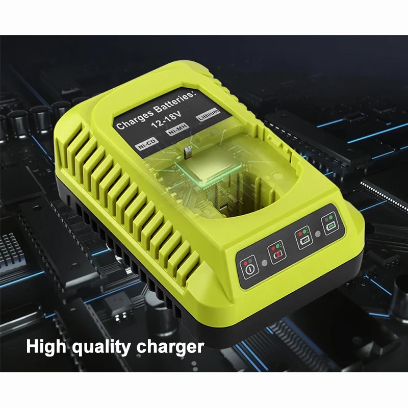 Charger For Ryobi 12V 14.4V 18V Li-ion Ni-CD Ni-Mh Battery P100 P102 P103 P105 P107 P108 1400670 P118 Lithium ONE+ Serise charger adapter battery charger battery charger adapter