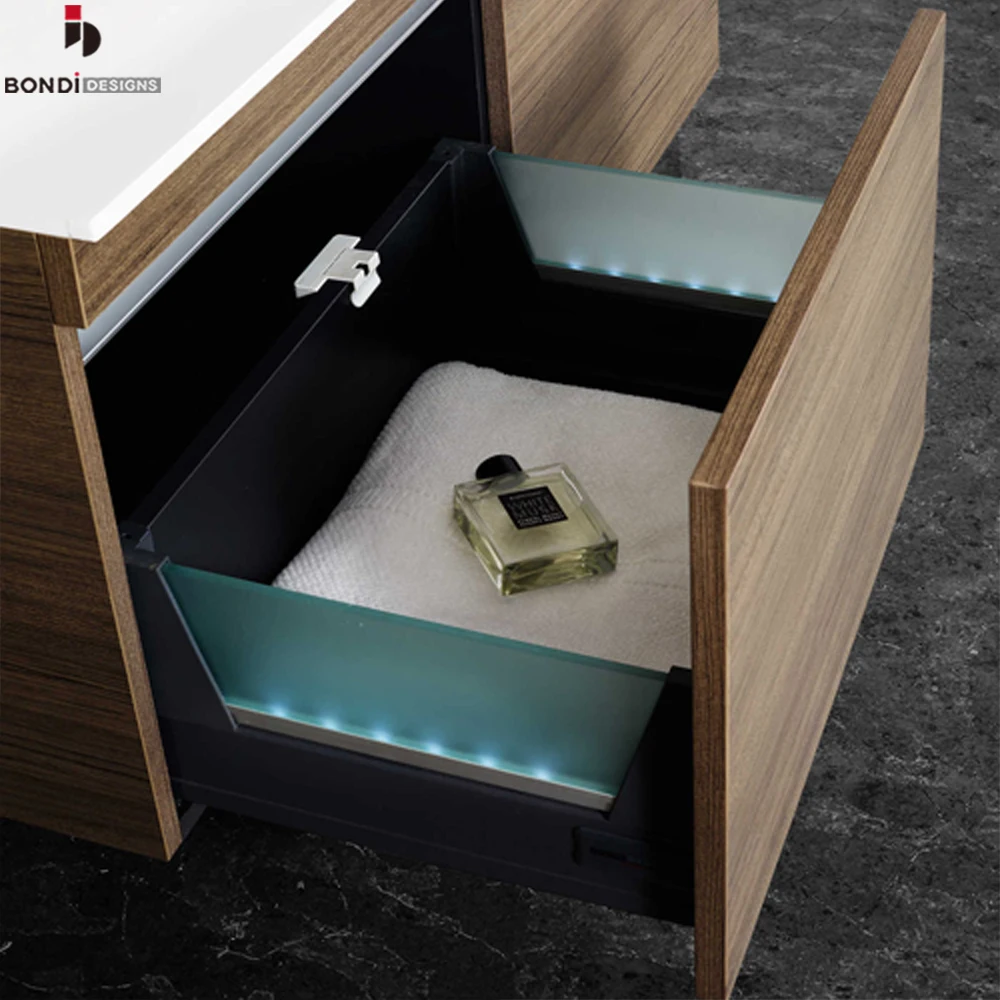 Home Wall Mounted Solid Wood Bathroom Cabinet Bathroom Vanity