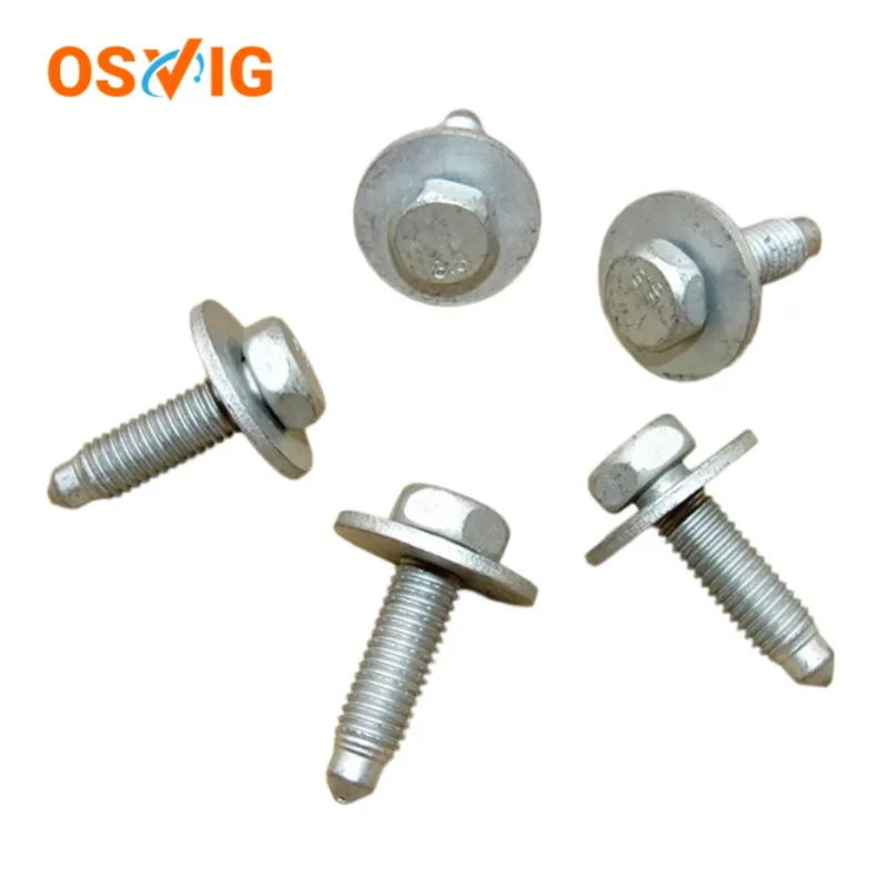 1SET 5pcs NO# A0049941845 + 5pcs OE# N000000001410 Connect Body Screw with Washer & U-Nut-for Mercedes-Benz