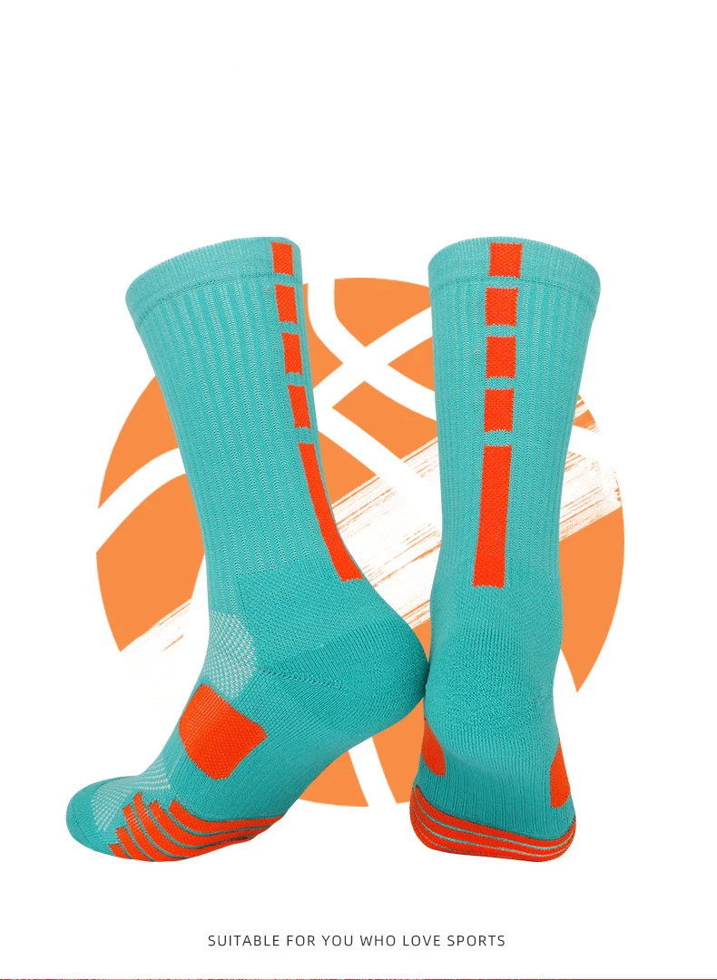 Men Sock Sports Women Compression Crossborder Supply Breathable Running Riding Cycling Over Knee Basketball Biking Hockey Soccer compression socks running socks basketball socks