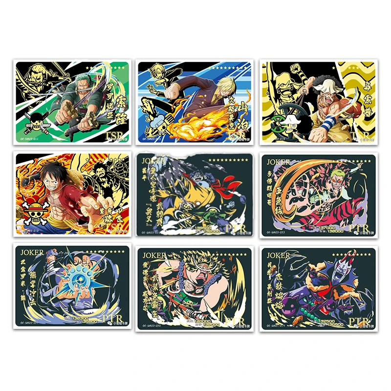 

Anime One Piece Monkey D. Luffy Nico Robin Nami Boa Hancock Tony Tony Chopper Roronoa Zoro Zr Ptr Tsr Card New Boy Birthday Gift