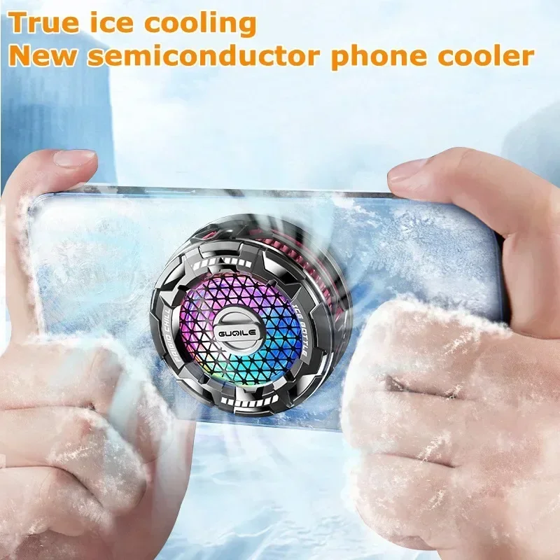 휴대폰 반도체 마그네틱 백 클립 냉각 선풍기 라디에이터, FS02, 2 in 1, IOS 안드로이드 태블릿용 게임 쿨러, 15W, 23W, 27W