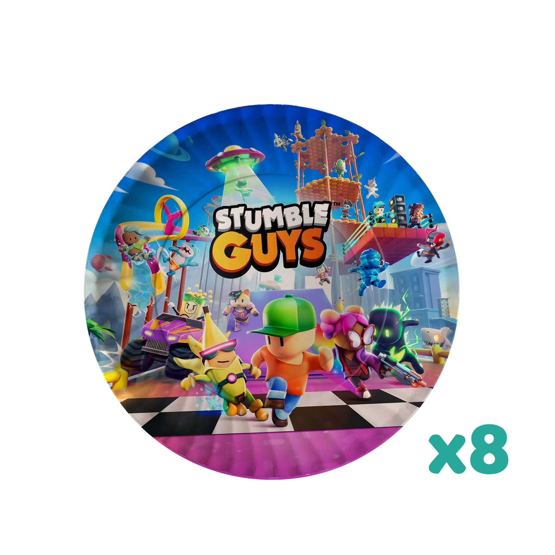 Stumble Guys Birthday Party Decorations Game Theme Supplys Banner Cups Plates for Kids birthday tableware set birthday party supplies party supplies