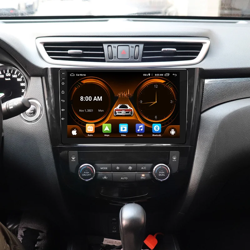 무선 카플레이 안드로이드 자동 라디오, 닛산 캐시카이 J11 X-Trail 3 T32 2013-2017, 자동차 멀티미디어 GPS, 2din