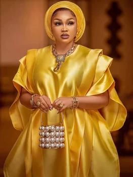 Alternative view of Chiamaka Satin Boubou Outfit