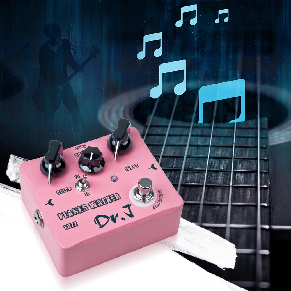 Dr. J Series D56 PLANES WALKER FUZZ Guitar Effect Pedal Classic & Modern Tone Fu