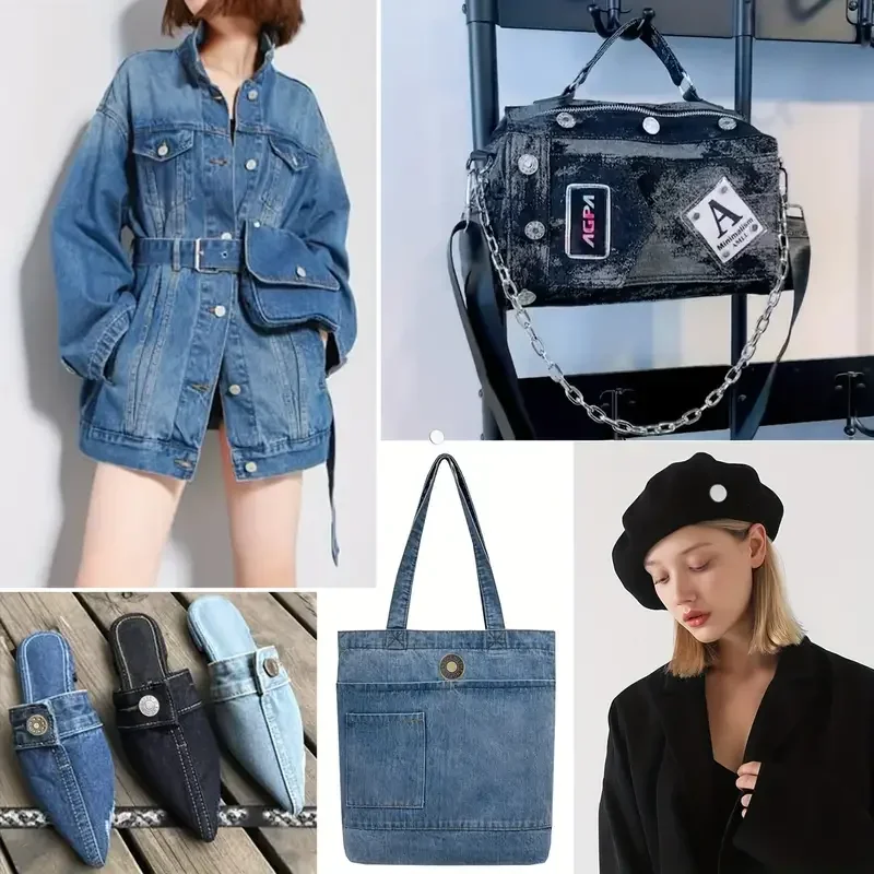 Vintage Metal Buttons for Jeans, Shrink Waist Size, Easy to Install, Detachable and Reusable, Denim Jacket Decoration, 10 PCs
