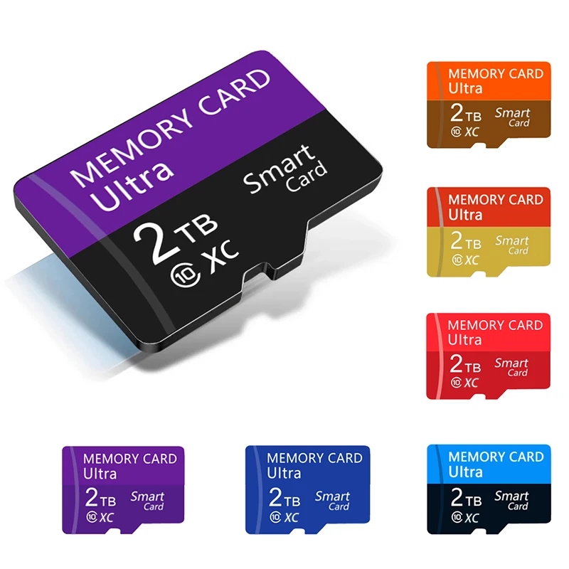 Mini Memory Card 2tb Class 10 Micro Tf Sd Card 2tb Card 2tb Memori Card 2tb Flash Memory For