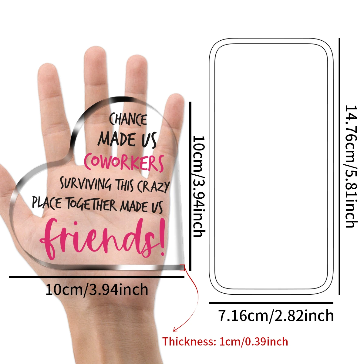 Best Friend Acrylic Plaque Puzzle Piece – Friendship Gifts For Women, Birthday, Christmas, Female Friend Gift - View #10