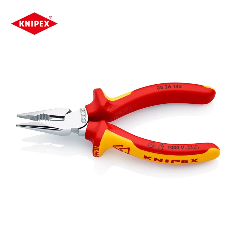 Knipex Tools Pinze Combinate Isolate Pinza Per Naso Ad Ago Cesoia Taglio Ad Alta Leva No.0826145