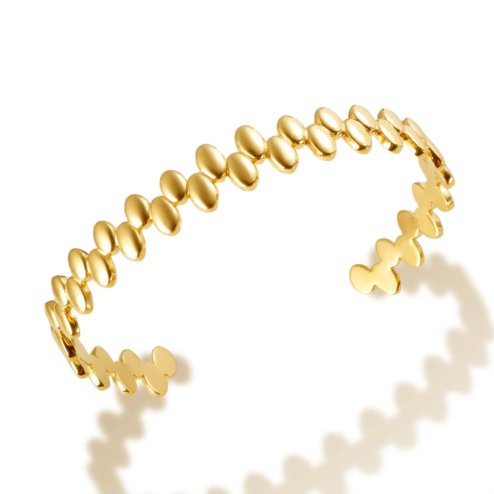 غير متناظرة أساور قابل للتعديل افتتاح أساور استانل...