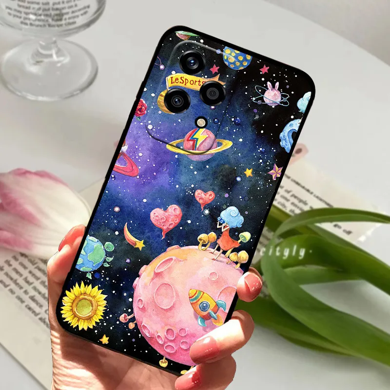 Shockproof Soft TPU Silicone Phone Case - Cartoon Matte Bumper Cover