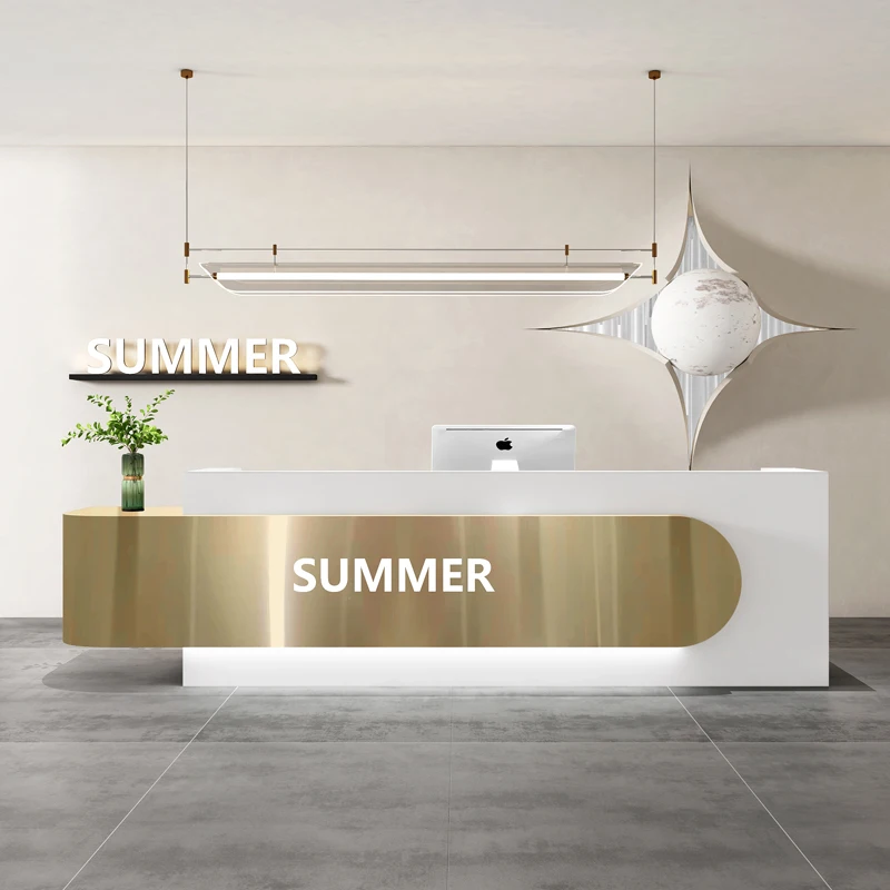 

White Design Bar Table Partion Reception Square Central Bar Dining Table Cocktail Central Mesa De Jantar Living Room Furniture