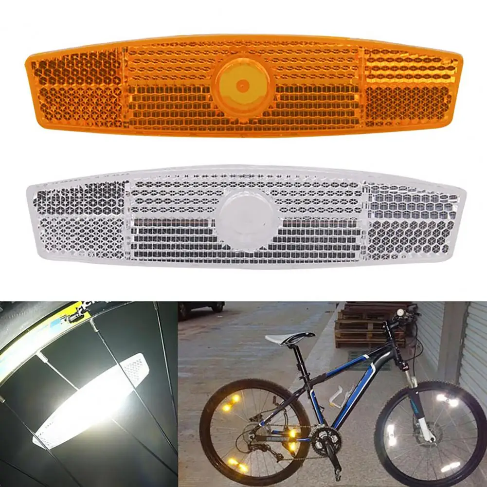 Plastic Bicycle Spoke Rim Reflector Stable High Strength Anti Rust Spoke Warning Reflector for Cycling