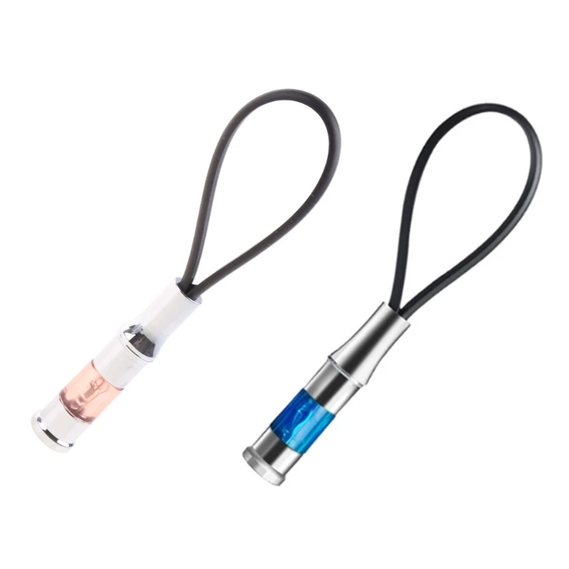 

Car Static Human Body Static Discharger Blue Red Keychain with LED