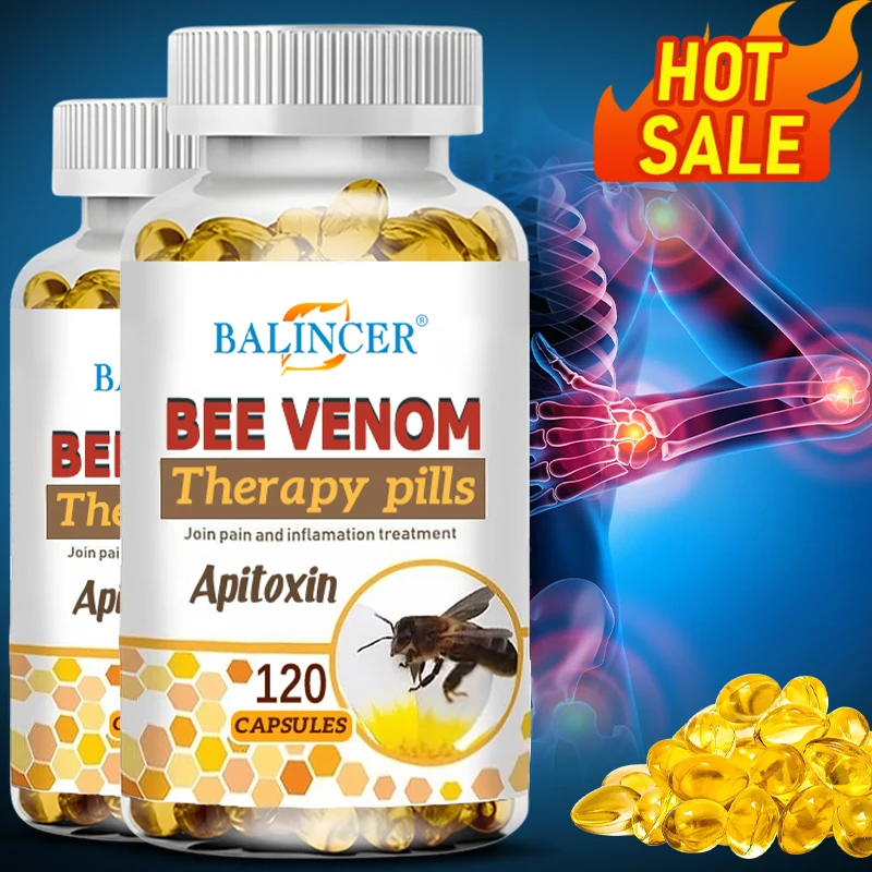 Bee Venom Extract Joint Support Reduces Back Knee and Hand Discomfort Dietary Supplement