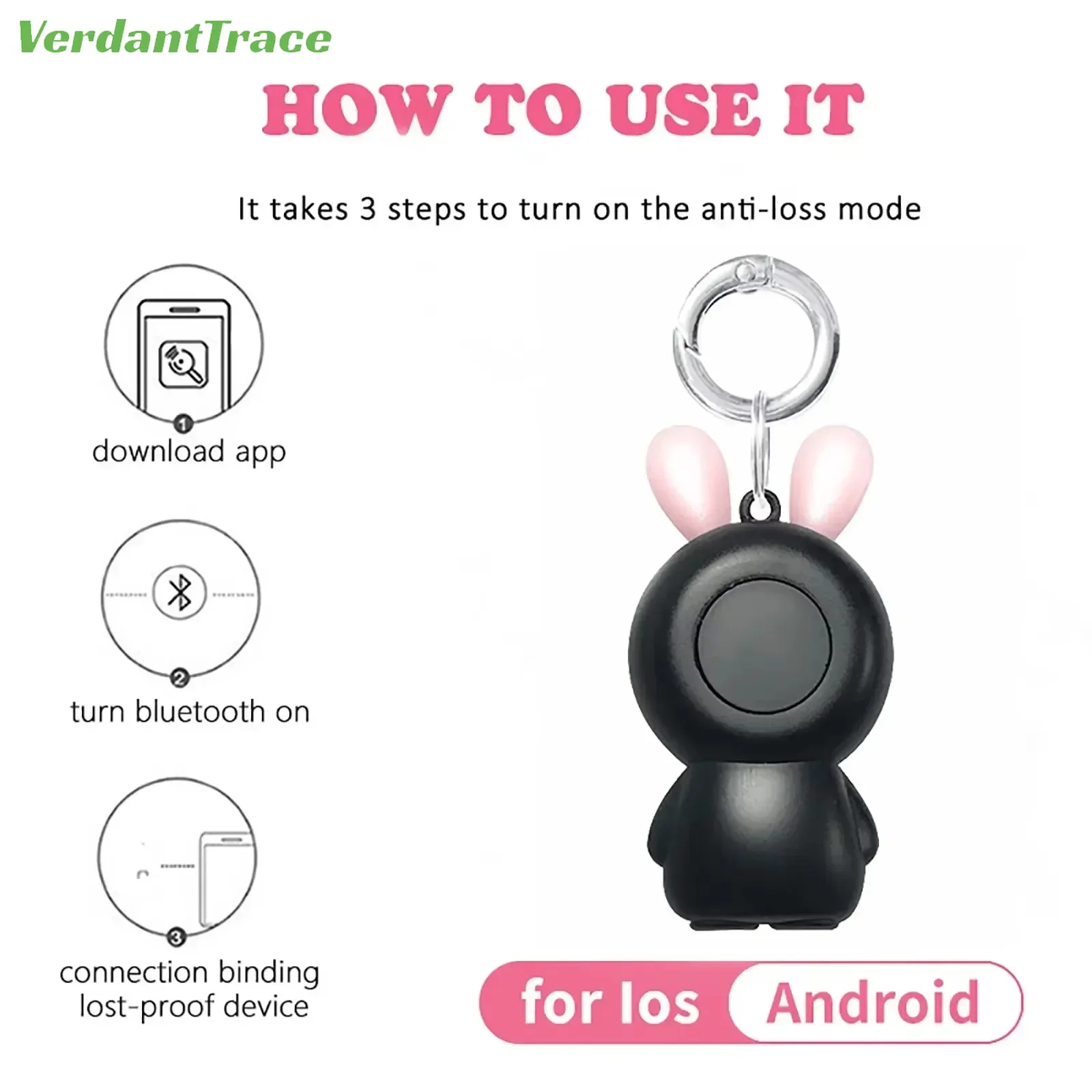 VerdantTrace New Mini Wireless Pet GPS Tracker Smart Anti Lost Tracking Device for Dogs Cats Locator Pet Collar Accessories