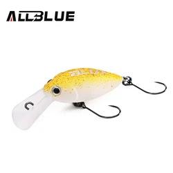Enhanced Product Title: ALLBLUE MOCA Slow Sinking Crankbait - Premium Trout Fishing Lure for Freshwater Adventures (Color D)