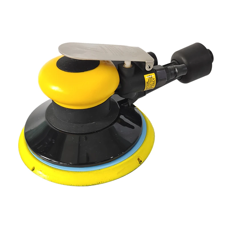 6 Inch Pneumatic Sander Dry Grinding Dustfree Ash Grinder Sander Wind Mill Car Putty Sandpaper Machine