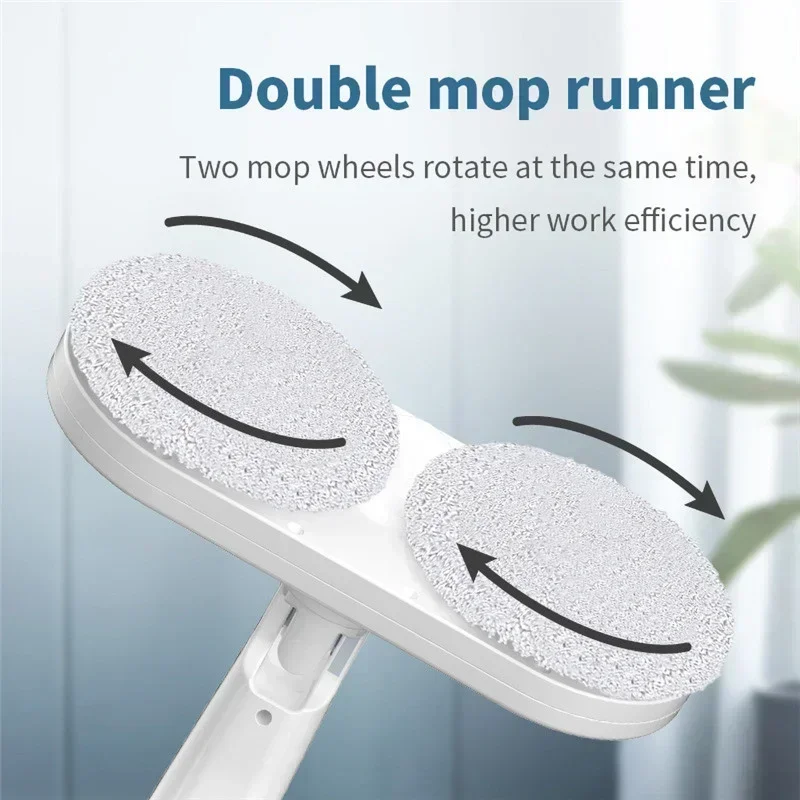 Electric mopping machine. New household wireless water spray humidification handheld mopping sweeping all-in-one machine. 6