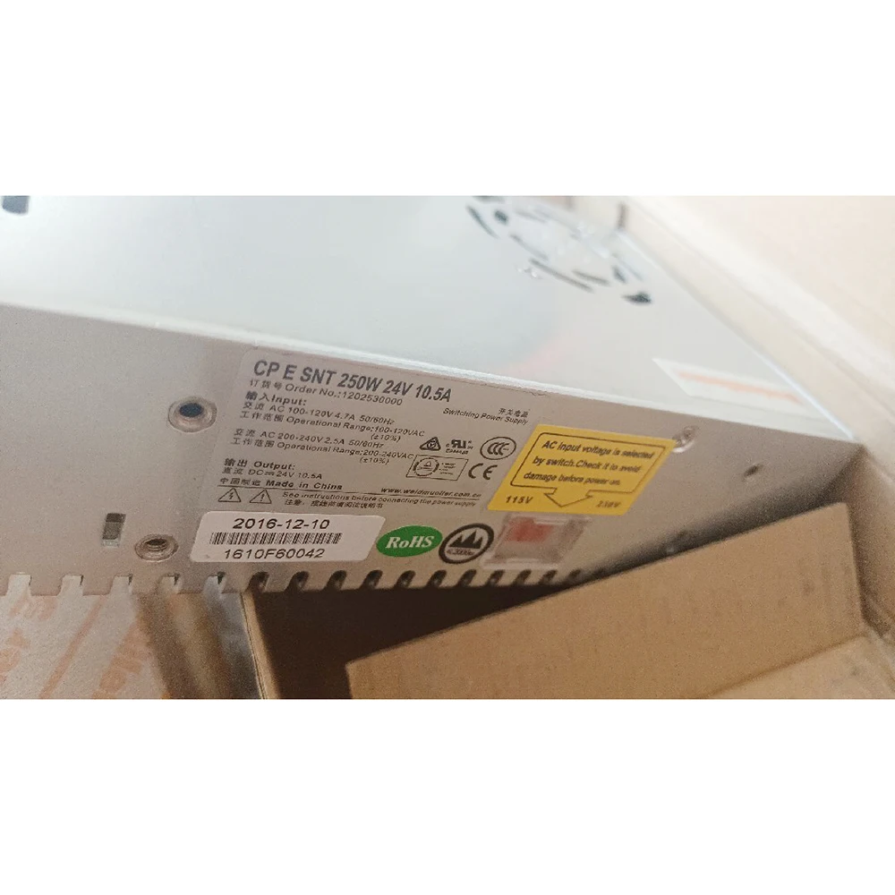 Switching Power Supply For Weidmuller CP E SNT 250W 24V 10.5A 1202530000 5 Switching Power Supply For Weidmuller CP E SNT 250W 24V 10.5A 1202530000 - Image 3