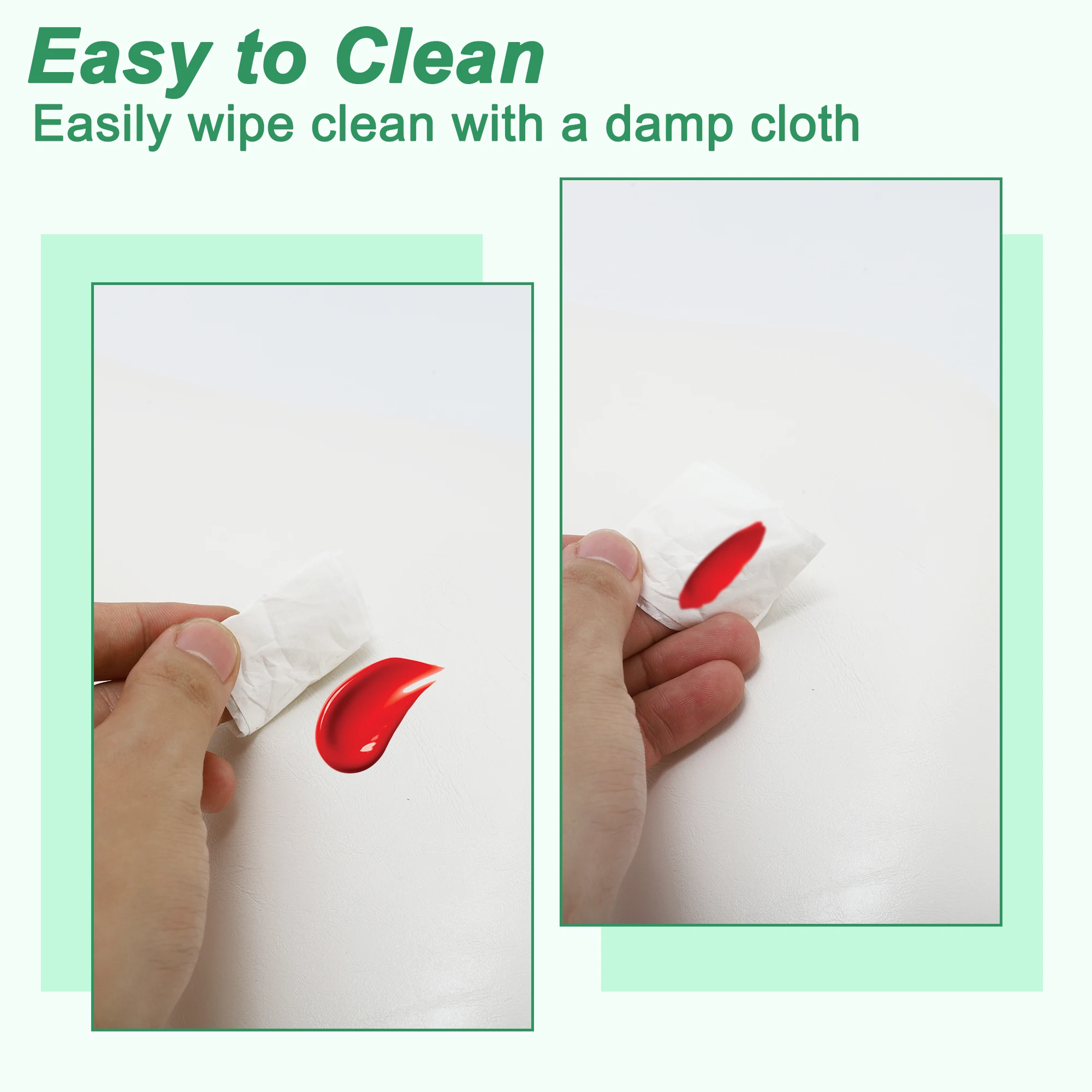 VOCOSTE Two-hand Nail Pillow for Nails Tech U-shaped Nail Hand Rest with Detachable Brackets PU Leather Arm Rest
