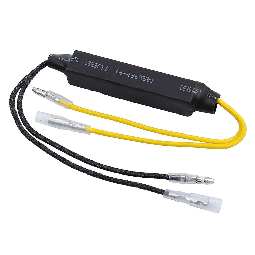 12V 21W Resistance Decoder Load Decoding Resistor Motorcycle LED Turn Signal Decoder for Motorcycle Flashing Turn Signal Lights
