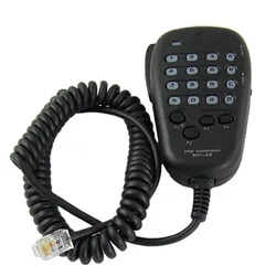 Yaesu – micro portable avec bouton d'épaule, 6 broches, Mh 48a6j, pour autoradio Ft 1500 Ft 1802 Ft 1900 Ft 2600 Ft 2800 Ft 2900 Ft 3 