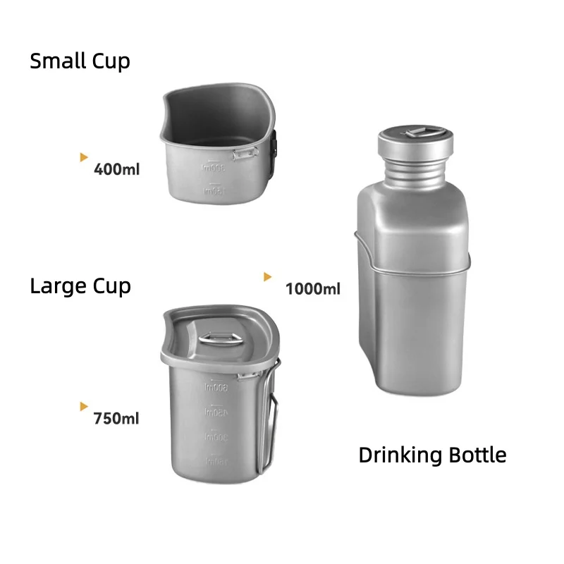 Titanium Canteen Mess Kit 5