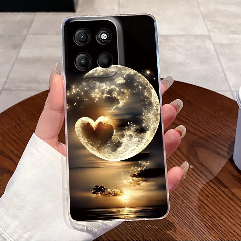Luxury Cute Love Rabbit Clear Soft TPU Silicone Phone Case Cover