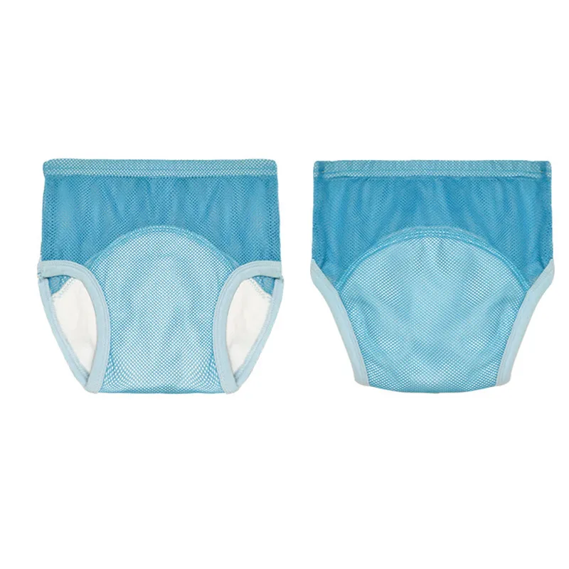 Summer Cool and Breathable Baby Underwear Solid Elastic Panties Briefs for Girls Baby's Training Pants Soft Cotton Reusable Cute