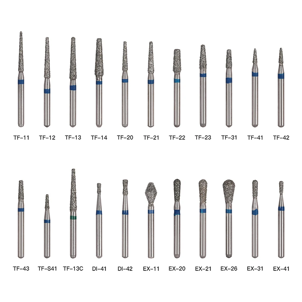 5 Teile/paket AZDENT Dental Diamant Bohrer Bohrer 137 Größen FG 1,6mm Bohrer für High Speed Handstück Zahnmedizin Werkzeuge – Detail 1