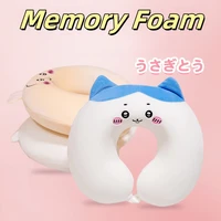 Memory Foam Cartoon Chiikawa U-shaped Neck Pillow Hachiware Portable Comfortable Travel Pillow Nap Office Kid Adult Washable 2