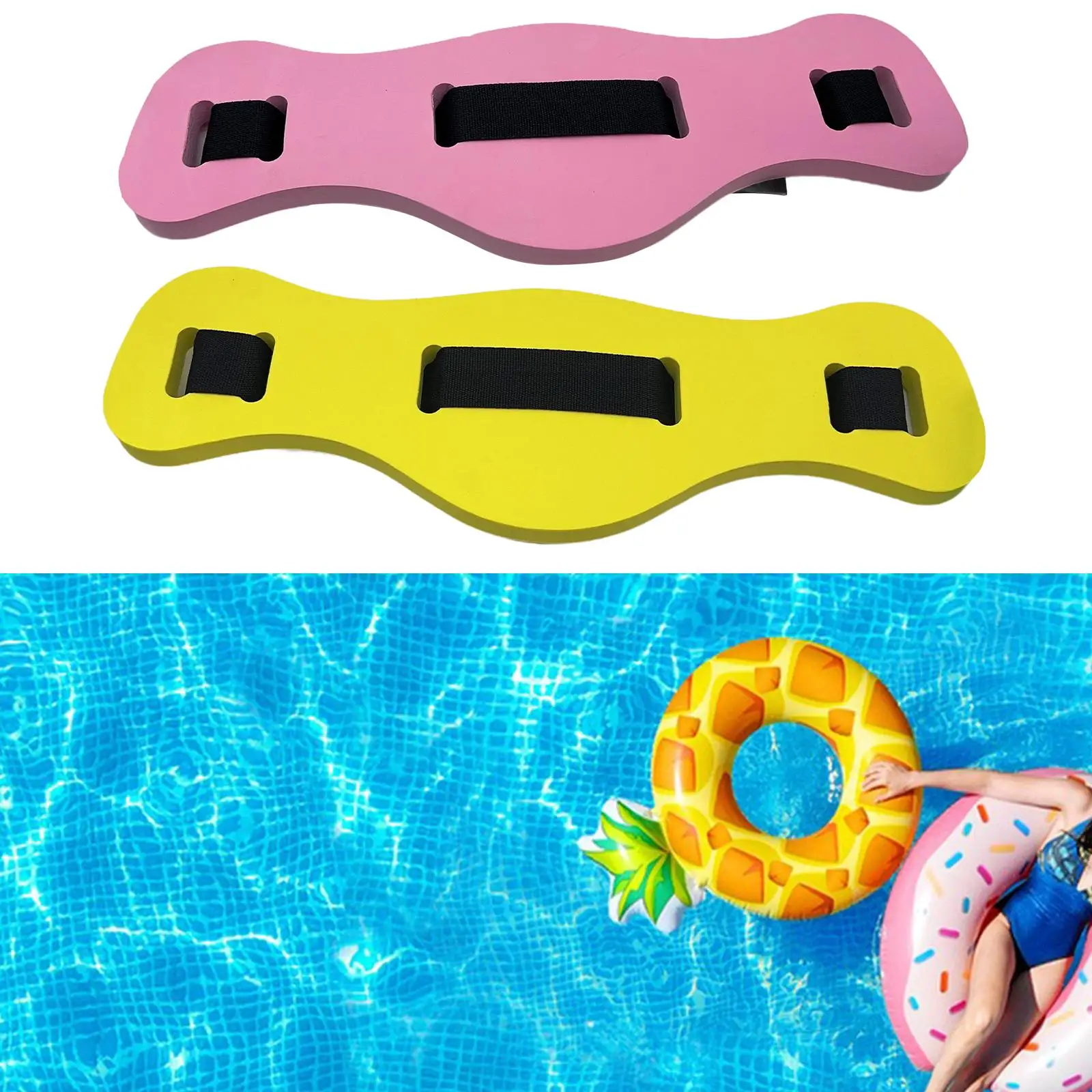 Swimming Belt Pool Exercise Equipment Kids Children Adults Water Running Belt Water Aerobics Exercise Belt Swim Training Belt