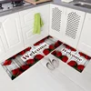 Wood Grain Flowers Kitchen Floor Mat Home Entrance Doormat Decoration Corridor Balcony Long Rugs Laundry Room Non-slip Mat 4