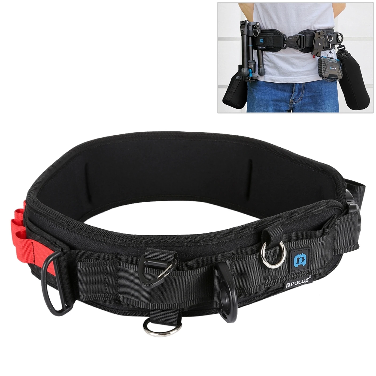 Description Picture 4 of itemPULUZ Multi-functional Bundle Waistband Strap Belt with Hook for SLR / DSLR Cameras
