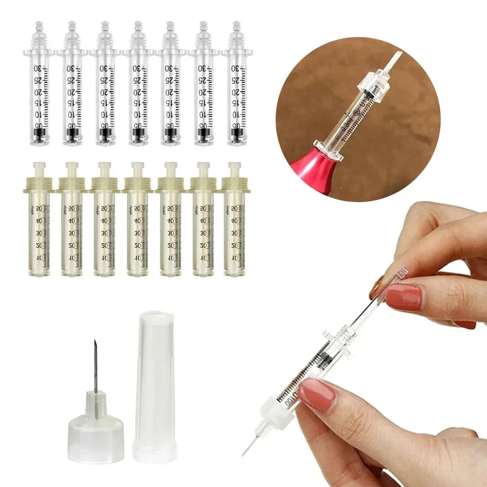 0.3ml 0.5ml Disposable Sterile Ampoule Head for Hyaluron Pen Hyaluronic Acid Gun Atomizer Anti-wrinkle for Lip Filler Lifting