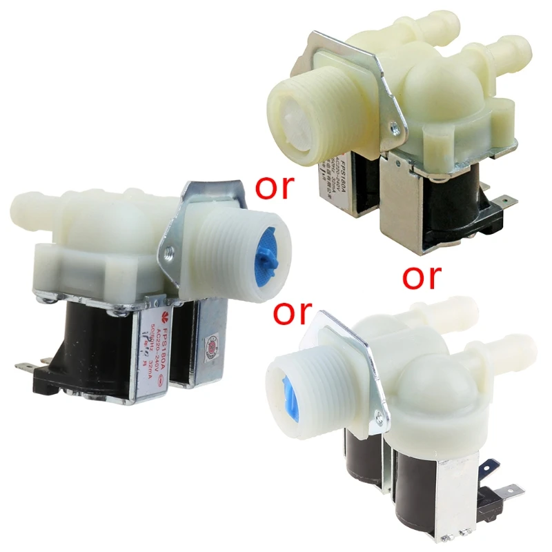 1PC Universal Washing Machine Replacement Part Water Dispenser Replacement Clothes Washer Water Double Inlet for Valve Dropship