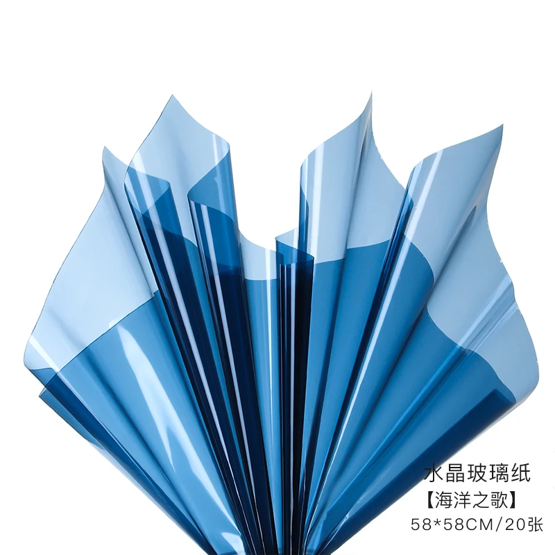 Carta Cellophane Per Regali - Rotolo 40 Cm X 30 M, Trasparente Con Stampa Pois, Per Fiori E Confezioni - Foto 3