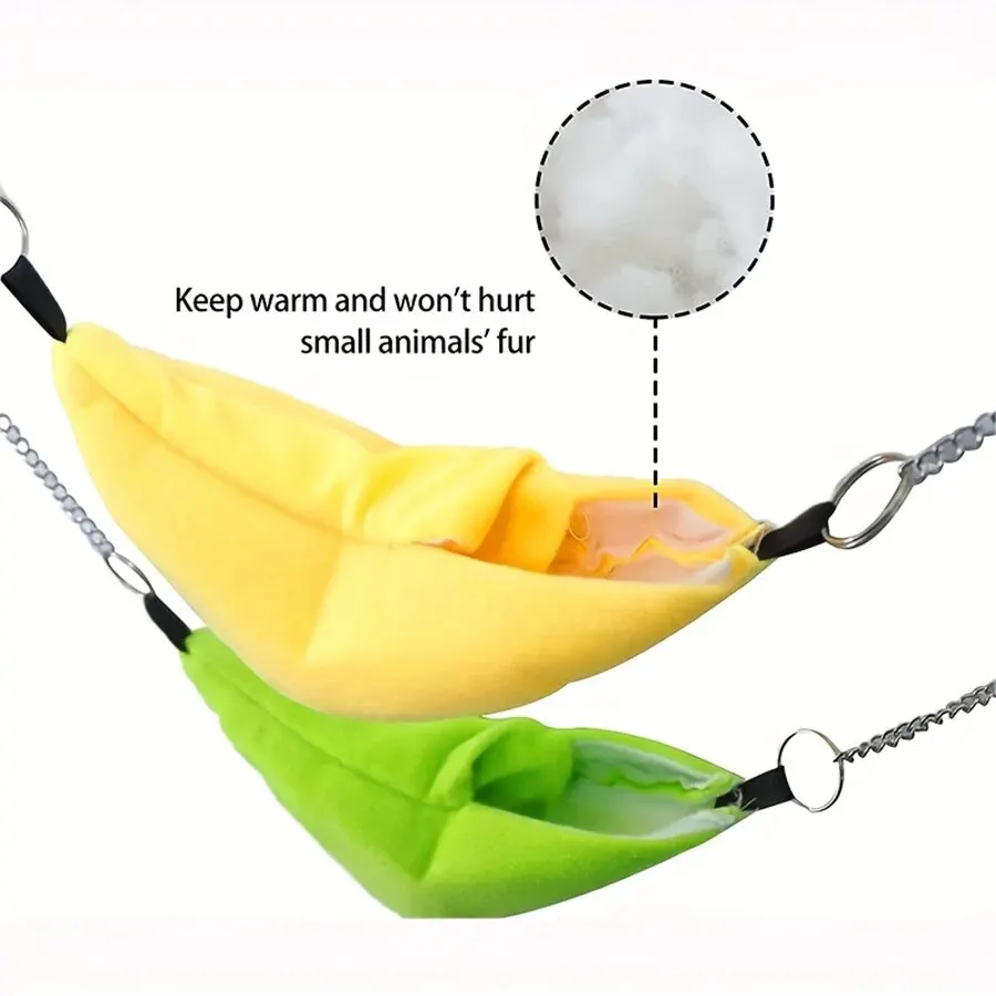 Hamster Hammock for Winter Warmth Pet Hammock Pet Cotton Nest Suspended